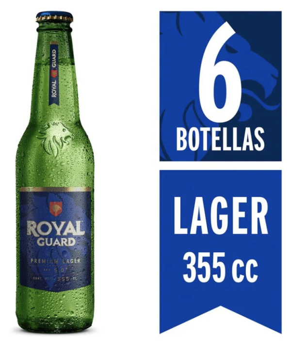 Pack Cerveza Royal Botella 355cc x6